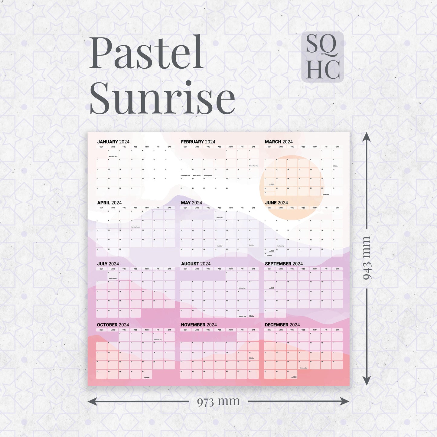 Pastel Sunshine SQ